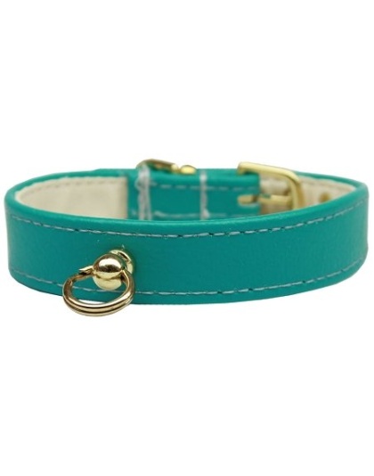 # 70 Dog Collar Turquoise Size 10