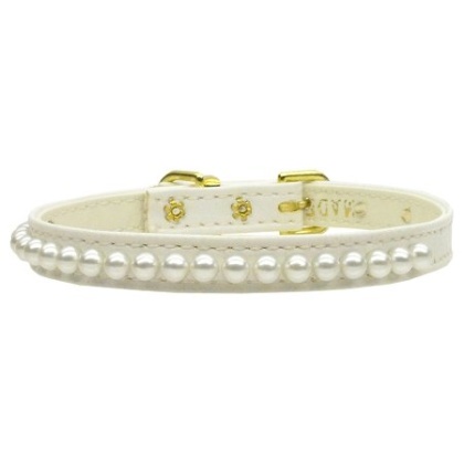 3/8" Pearl Collar White 10