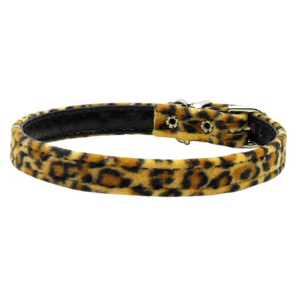 3/8" Plain Animal Print Collar Leopard 10