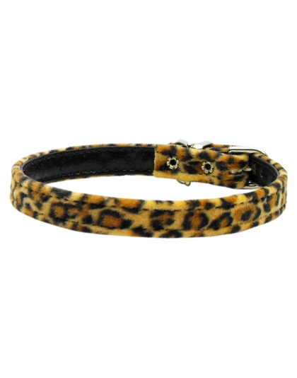 3/8" Plain Animal Print Collar Leopard 10