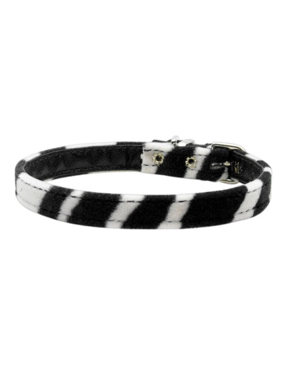 3/8" Plain Animal Print Collar Zebra 10