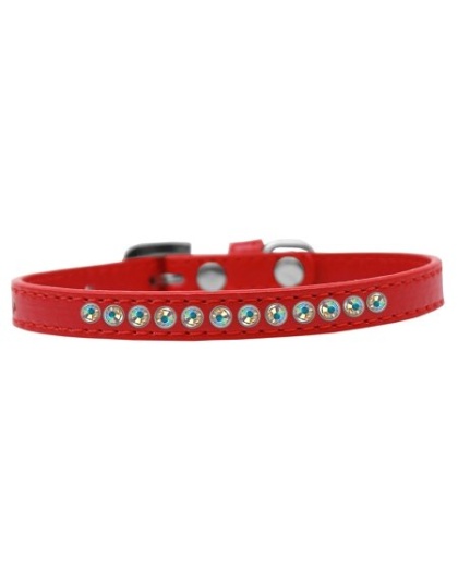 AB Crystal Size 10 Red Puppy Collar