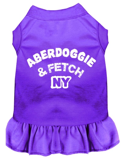 Aberdoggie NY Screen Print Dress Purple 4X (22)