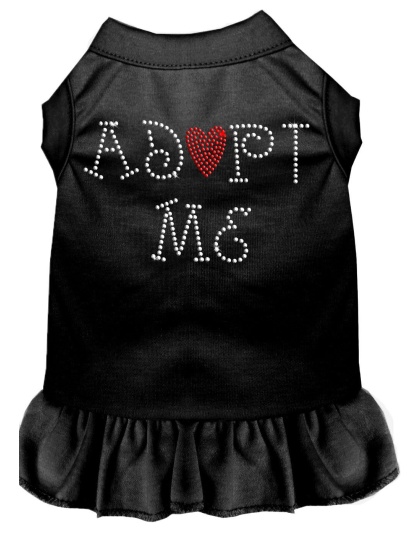 Adopt Me Rhinestone Dress Black 4X