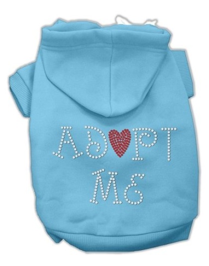 Adopt Me Rhinestone Hoodie Baby Blue L