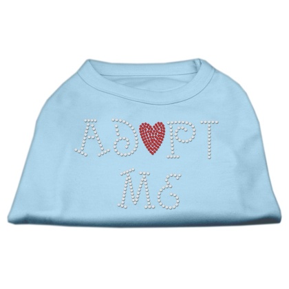 Adopt Me Rhinestone Shirt Baby Blue L