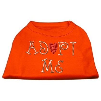 Adopt Me Rhinestone Shirt Orange Lg