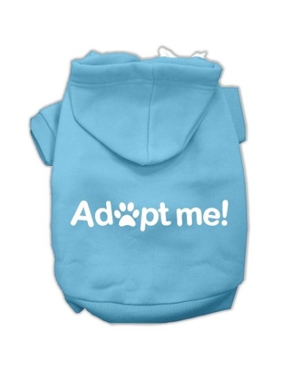 Adopt Me Screen Print Pet Hoodies Baby Blue Size Lg