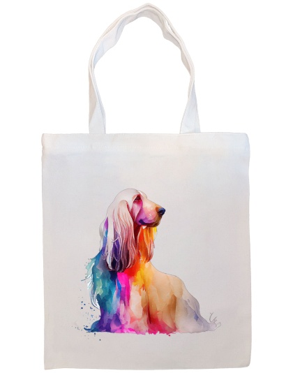 Afghan Hound Canvas Tote Bag Style1