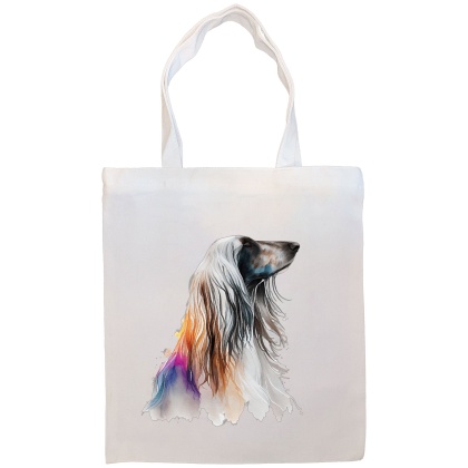 Afghan Hound Canvas Tote Bag Style3