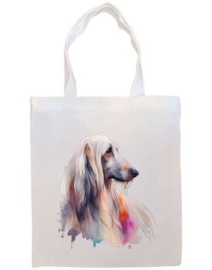 Afghan Hound Canvas Tote Bag Style4