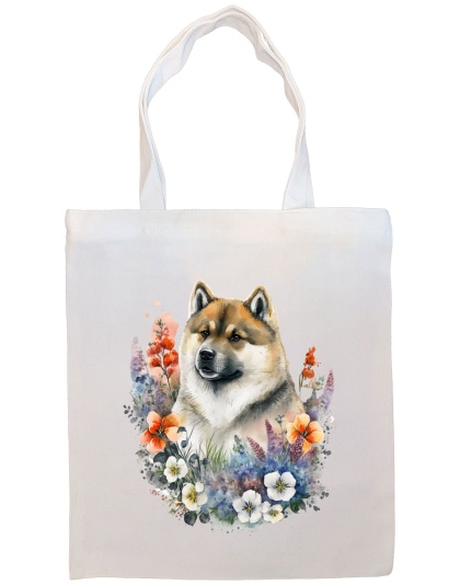 Akita Canvas Tote Bag Style4