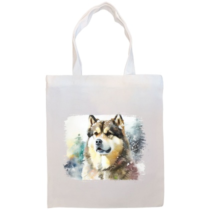 Alaskan Malamute Canvas Tote Bag Style1