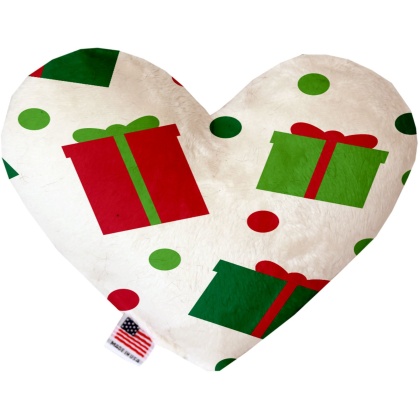 All the Presents! 6 Inch Canvas Heart Dog Toy