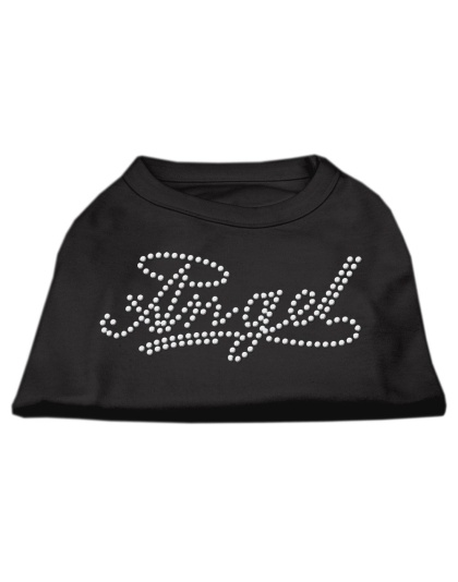 Angel Rhinestud Shirt Black L