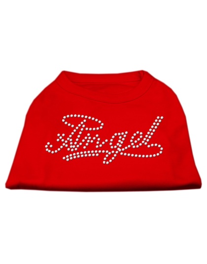 Angel Rhinestud Shirt Red L