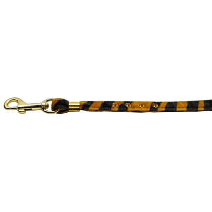 Animal Print Leash Tiger 3/8 Jwl Leash