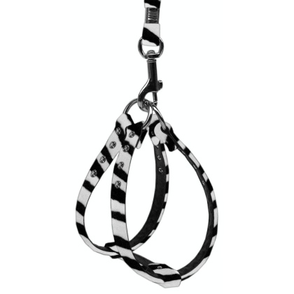 Animal Print Step In Harness Zebra 10