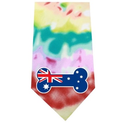 Australian Bone Flag Screen Print Bandana Tie Dye