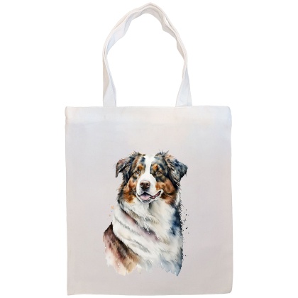 Australian Shepherd Canvas Tote Bag Style2