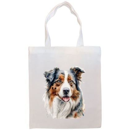 Australian Shepherd Canvas Tote Bag Style3