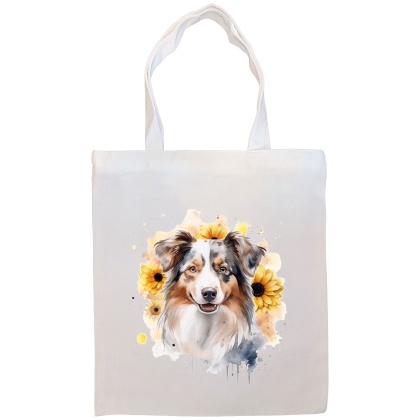 Australian Shepherd Canvas Tote Bag Style4