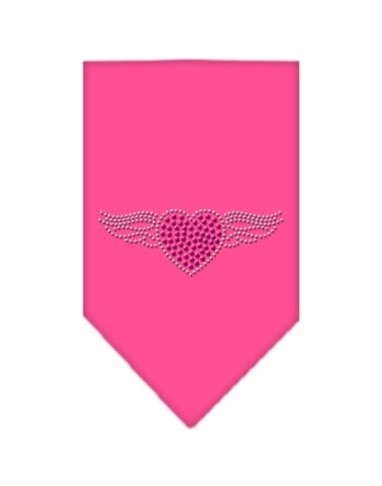 Aviator Rhinestone Bandana Bright Pink Large