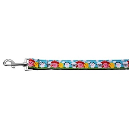 Barnyard Buddies Nylon Ribbon Collars 1 wide 4ft Leash