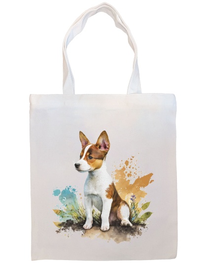 Basenji Canvas Tote Bag Style1