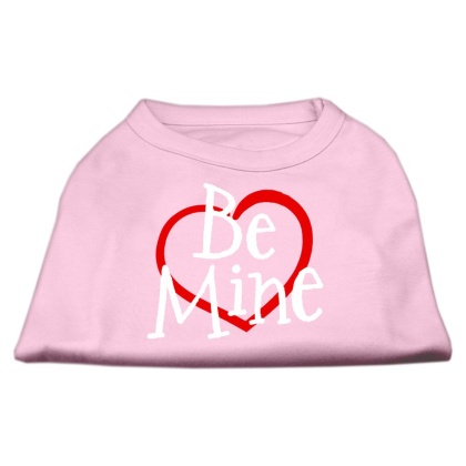 Be Mine Screen Print Shirt Light Pink Lg