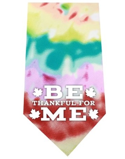 Be Thankful for Me Screen Print Bandana Tie Dye