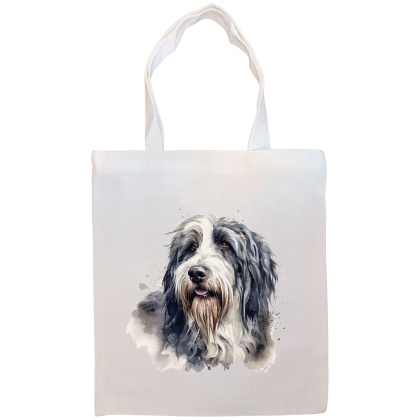 Bearded Collie Canvas Tote Bag Style2