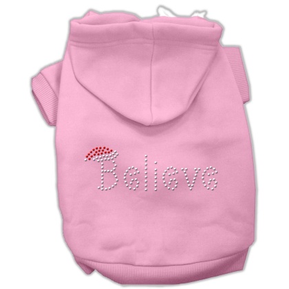 Believe Hoodies Pink L