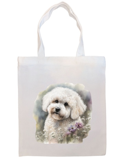 Bichon Frise Canvas Tote Bag Style3