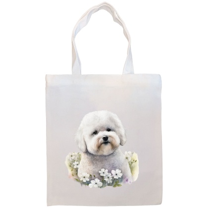 Bichon Frise Canvas Tote Bag Style4