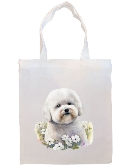 Bichon Frise Canvas Tote Bag Style4