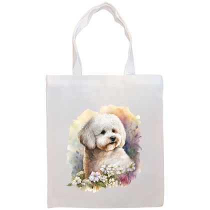 Bichon Frise Canvas Tote Bag Style5