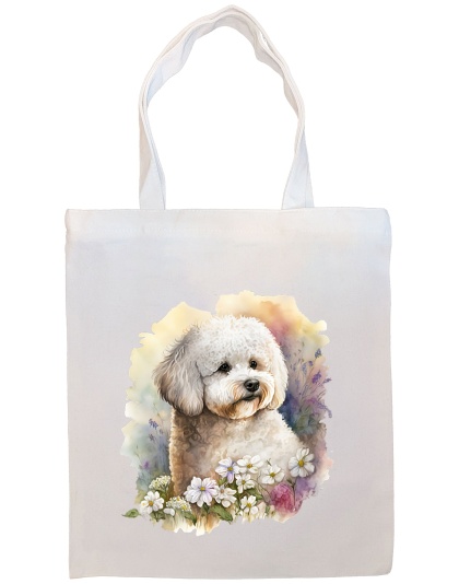 Bichon Frise Canvas Tote Bag Style5