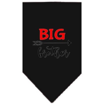 Big Brother Screen Print Bandana Black Large