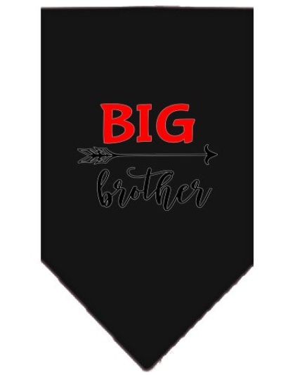 Big Brother Screen Print Bandana Black Large