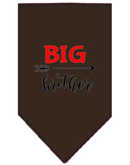 Big Brother Screen Print Bandana Cocoa Large