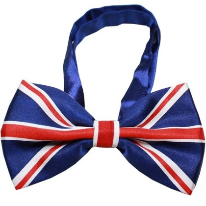 Big Dog Bow Tie British Flag