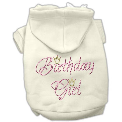 Birthday Girl Hoodies Cream L