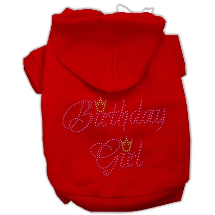 Birthday Girl Hoodies Red L