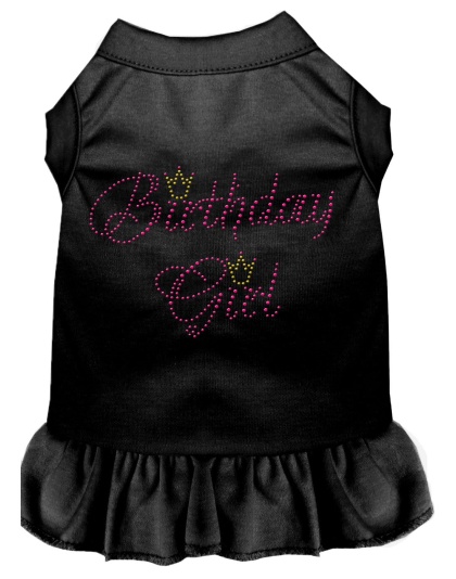 Birthday Girl Rhinestone Dress Black 4X