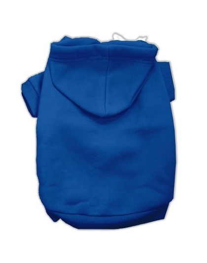 Blank Pet Hoodies Blue Size 4X