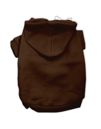 Blank Pet Hoodies Brown Size 4X