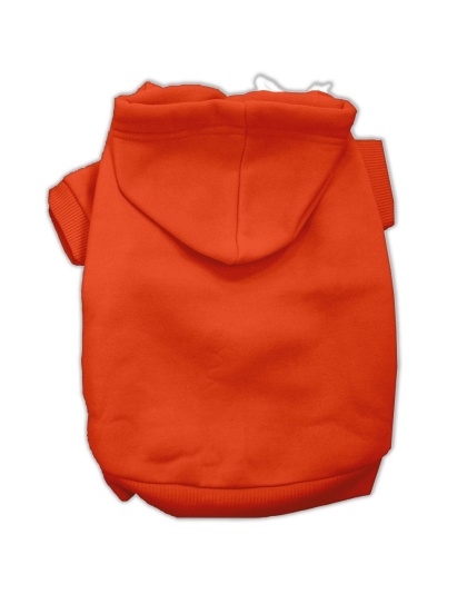 Blank Pet Hoodies Orange Size 4X