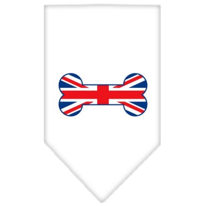 Bone Flag UK Screen Print Bandana White Large