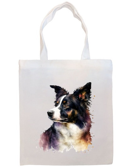 Border Collie Canvas Tote Bag Style2